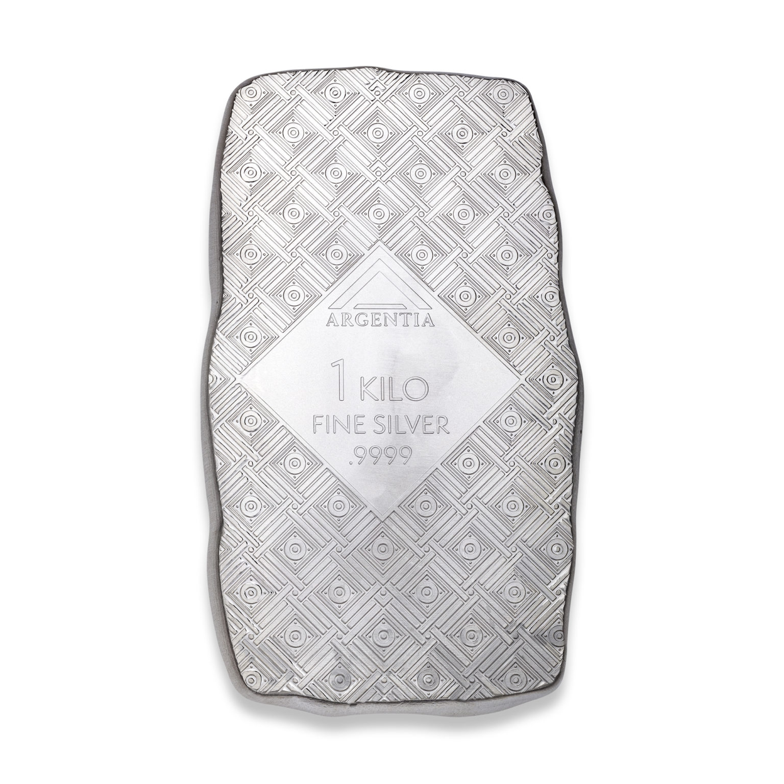 ARGENTIA SILVER ‘LADY JUSTICE’ BAR, 1 KILO .9999 – MATTE FINISH - Image 2