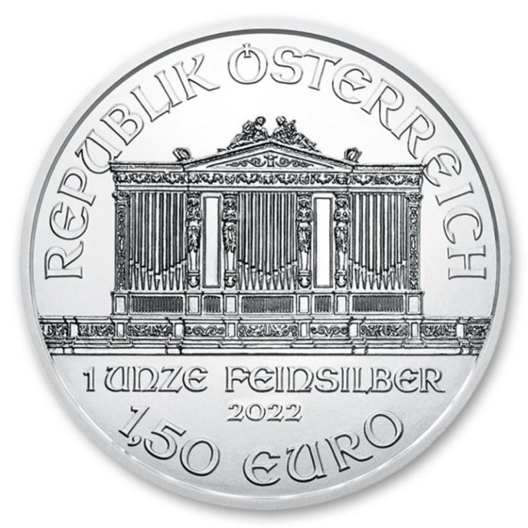 1oz Austrian Philharmonic Silver Coin – 2022